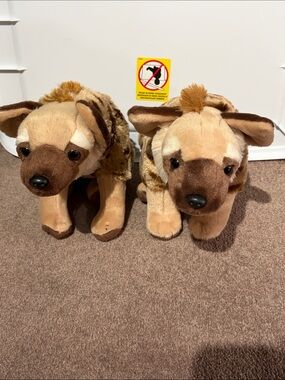 Plush Brown Hyena Stuffed Animal - Soft Kids Toy